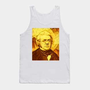 William Makepeace Thackeray Golden Portrait | William Makepeace Thackeray Artwork 11 Tank Top